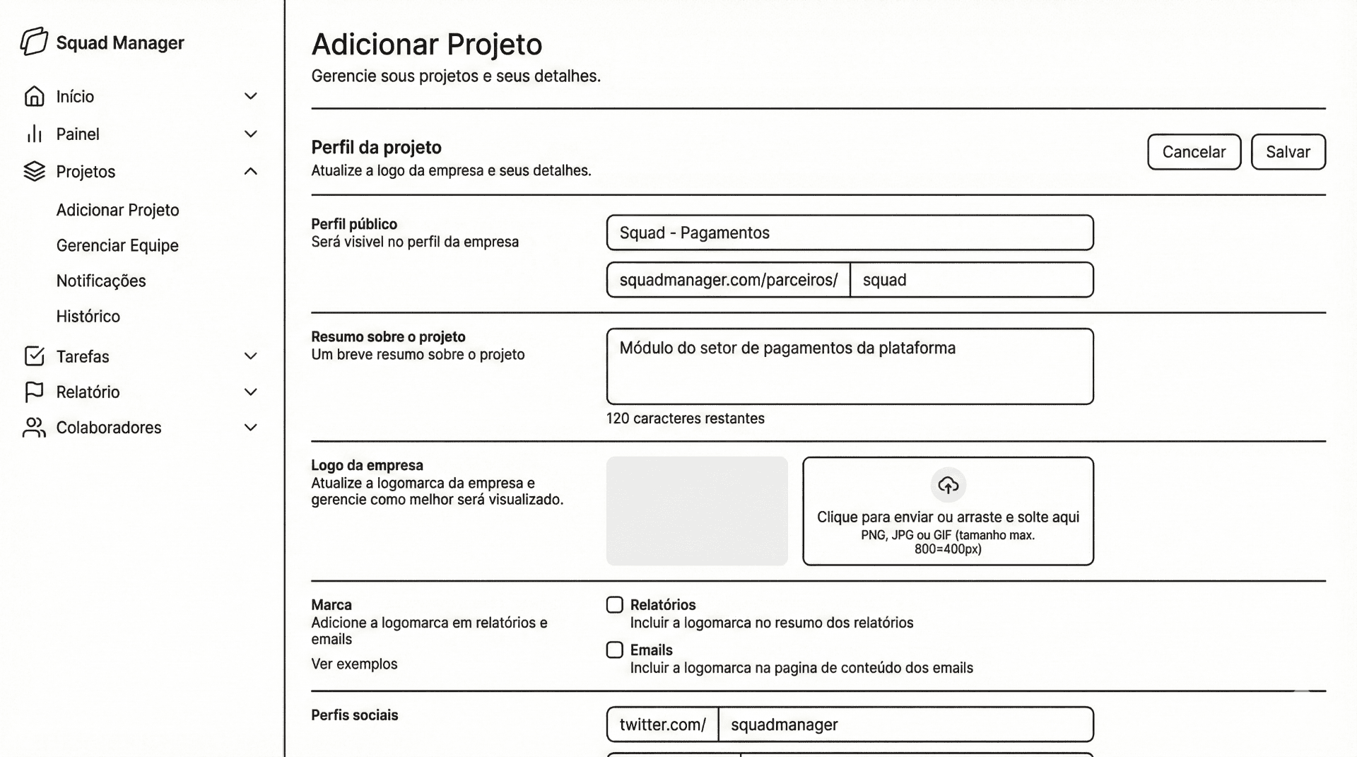 Squad Dashboard Logic